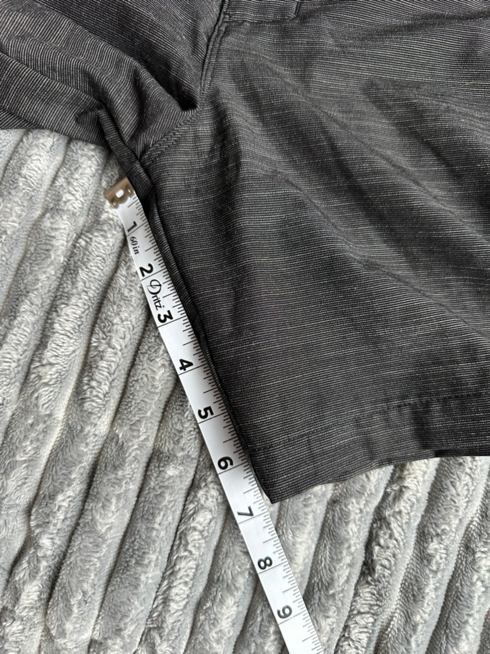 New with tags Heathered black and grey trouser golf shorts - Picture 7 of 7